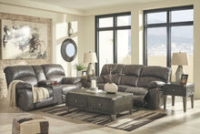 Load image into Gallery viewer, Dunwell - Steel - PWR REC Loveseat/CON/ADJ HDRST