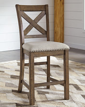Load image into Gallery viewer, Moriville - Beige - Upholstered Barstool (2/CN)