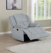 Load image into Gallery viewer, Grey - Waterbury Upholstered Glider Recliner Grey