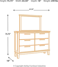 Load image into Gallery viewer, Ralene - Medium Brown - 5 Pc. - Dresser, Mirror, Queen Upholstered Panel Bed