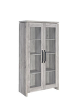 Load image into Gallery viewer, 2-door Tall Cabinet Grey Driftwood
