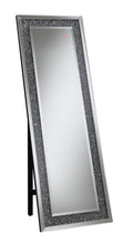 Load image into Gallery viewer, Rectangular Standing Mirror With Led Lighting Silver