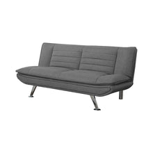 Load image into Gallery viewer, Grey - Julian Upholstered Sofa Bed With Pillow-top Seating Grey