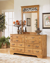 Load image into Gallery viewer, Bittersweet - Light Brown - 6 Pc. - Dresser, Mirror, Chest, Queen Sleigh Bed
