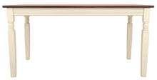 Load image into Gallery viewer, Whitesburg - Brown/Cottage White - Rectangular Dining Room Table