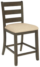 Load image into Gallery viewer, Rokane - Light Brown - Upholstered Barstool (2/CN)