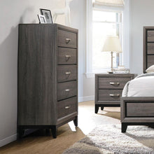 Load image into Gallery viewer, Watson 5-drawer Chest Grey Oak And Black
