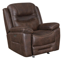 Load image into Gallery viewer, Hemer Motion Collection - Chocolate - Hemer Upholstered Power^2 Recliner Chocolate