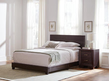Load image into Gallery viewer, Dorian Upholstered Bed - Brown - Dorian Upholstered Full Bed Brown
