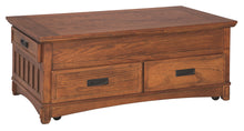 Load image into Gallery viewer, Cross Island - Medium Brown - Lift Top Cocktail Table