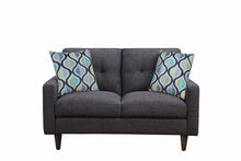 Load image into Gallery viewer, Grey - Watsonville Tufted Back Loveseat Grey