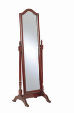 Load image into Gallery viewer, Rectangular Cheval Mirror With Arched Top Merlot
