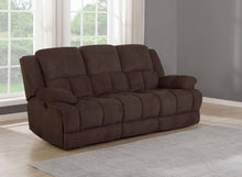 Load image into Gallery viewer, Brown - Waterbury Upholstered Motion Sofa Brown