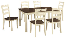 Load image into Gallery viewer, Woodanville - Cream/Brown - Dining Room Table Set (7/CN)