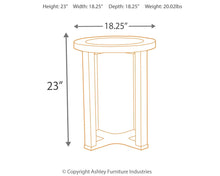 Load image into Gallery viewer, Marion - Dark Brown - Round End Table
