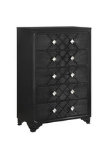Load image into Gallery viewer, Penelope Collection - Penelope 5-drawer Chest Black