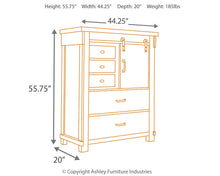 Load image into Gallery viewer, Lakeleigh - Brown - Five Drawer Chest