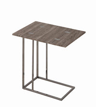 Load image into Gallery viewer, Expandable Top Accent Table Weathered Grey And Black