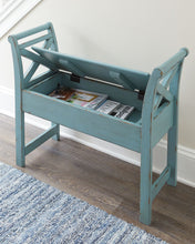 Load image into Gallery viewer, Heron Ridge - Blue - Accent Bench