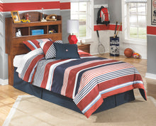 Load image into Gallery viewer, Barchan - Medium Brown - Twin Bookcase Headboard