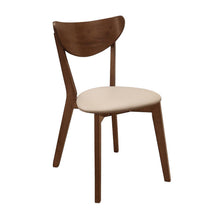 Load image into Gallery viewer, Kersey Collection - Tan Pu - Kersey Dining Side Chairs With Curved Backs Beige And Chestnut (Set of 2)