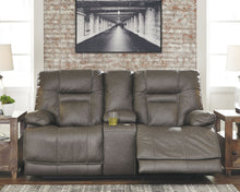 Load image into Gallery viewer, Wurstrow - Smoke - PWR REC Loveseat/CON/ADJ HDRST