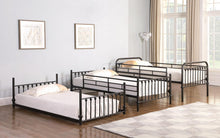 Load image into Gallery viewer, Navarino Bunk Bed - Navarino Twin Triple Bunk Bed Dark Bronze