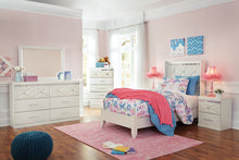 Load image into Gallery viewer, Dreamur - Champagne - 4 Pc. - Dresser, Mirror, Twin Panel Bed