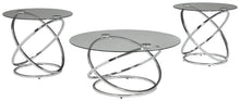 Load image into Gallery viewer, Hollynyx - Chrome Finish - Occasional Table Set (3/CN)
