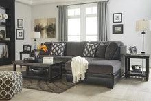 Load image into Gallery viewer, Kumasi - Smoke - 3 Pc. - Left Arm Facing Sofa, Right Arm Facing Corner Chaise Sectional, Mallacar Table Set