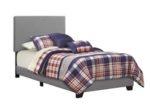 Load image into Gallery viewer, Dorian Upholstered Bed - Grey - Dorian Upholstered Twin Bed Grey
