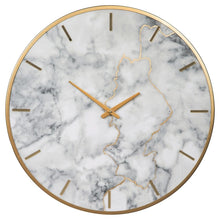 Load image into Gallery viewer, Jazmin - Gray/Gold Finish - Wall Clock
