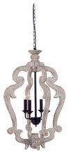 Load image into Gallery viewer, Jocelin - Distressed White - Wood Pendant Light (1/CN)