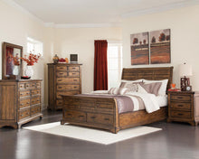 Load image into Gallery viewer, Elk Grove Collection - Elk Grove Queen Storage Bed Vintage Bourbon