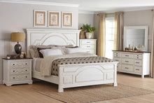 Load image into Gallery viewer, Celeste Collection - Celeste California King Panel Bed Vintage White