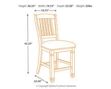 Load image into Gallery viewer, Bolanburg - Two-tone - Upholstered Barstool (2/CN)