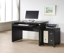 Load image into Gallery viewer, Russell Collection - Russell Computer Desk With Keyboard Tray Black Oak