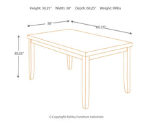 Load image into Gallery viewer, Lacey - Medium Brown - Rectangular Dining Room Table