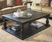 Load image into Gallery viewer, Mallacar - Black - Rectangular Cocktail Table