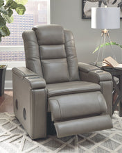 Load image into Gallery viewer, Boerna - Gray - PWR Recliner/ADJ Headrest