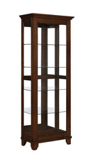 Load image into Gallery viewer, 5-shelf Curio Cabinet Chestnut And Clear
