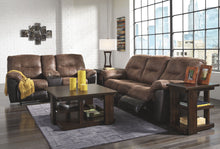 Load image into Gallery viewer, Follett - Coffee - DBL Rec Loveseat w/Console