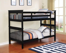 Load image into Gallery viewer, Chapman Collection - Chapman Twin Over Twin Bunk Bed Black