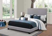 Load image into Gallery viewer, Boyd Upholstered Bed - Grey - Boyd California King Upholstered Bed With Nailhead Trim Grey
