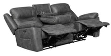 Load image into Gallery viewer, Hemer Motion Collection - Dark Grey - Hemer Upholstered Power^2 Sofa Dark Grey
