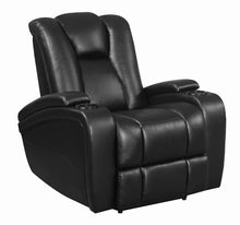 Load image into Gallery viewer, Delange Motion Collection - Black - Delange Power^2 Recliner With Headrest Black