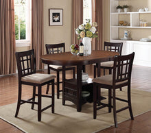 Load image into Gallery viewer, Lavon Collection - Brown - Lavon Lattice Back Counter Stools Tan And Espresso (Set of 2)