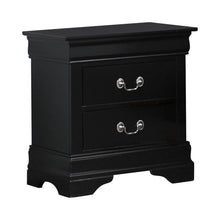 Load image into Gallery viewer, Louis Philippe Collection - Louis Philippe Black Two-drawer Nightstand