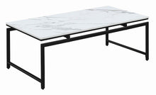Load image into Gallery viewer, 3-piece Occasional Set White And Dark Gunmetal