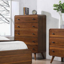 Load image into Gallery viewer, Robyn - Robyn 5-drawer Chest Dark Walnut